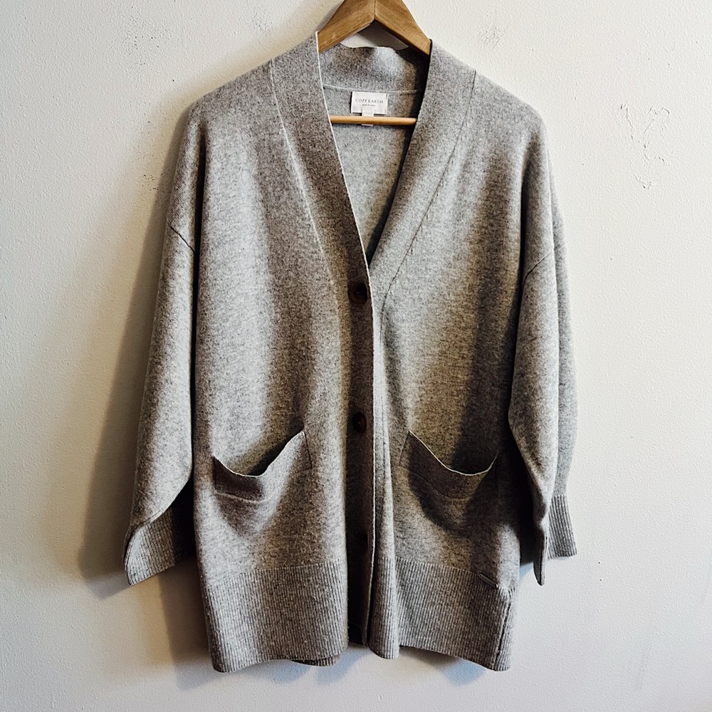 Cozy Earth 100% Cashmere Soft Girl Cardigan/Sweater